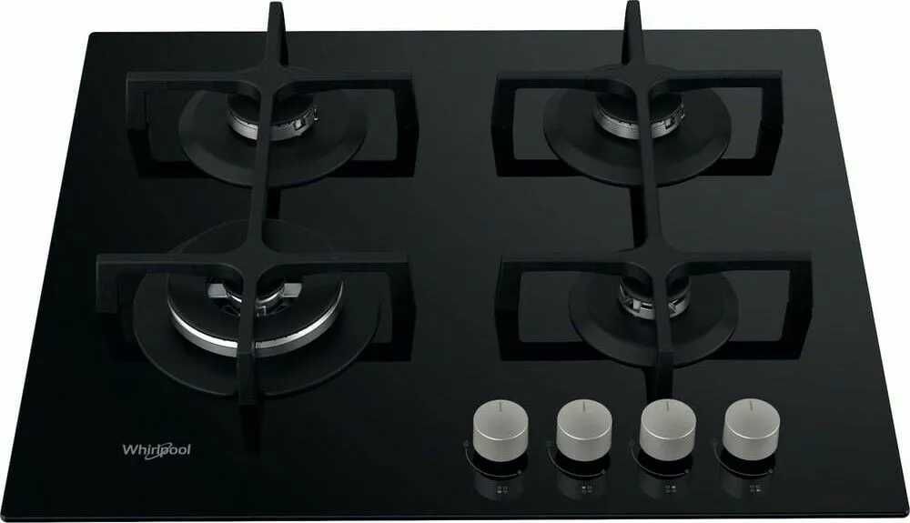 Газов плот Whirlpool AKT 627/NB, 59 см - черно стъкло