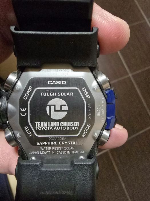 Casio solar G Shock  GWG 2000 -TLC Toyota Auto body