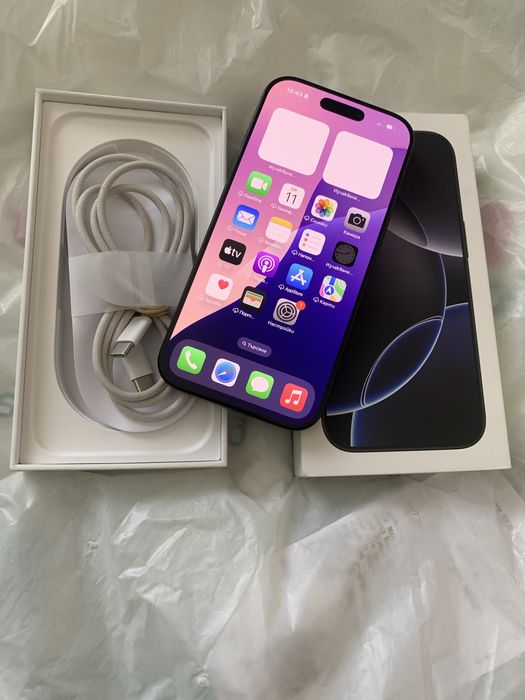 16 pro 256 - black titanium