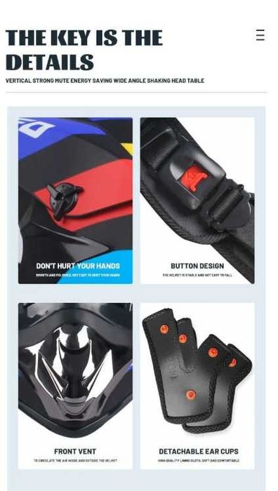 NOU! Casca moto, trotineta, cu ochelari, manusi, marimea S si M