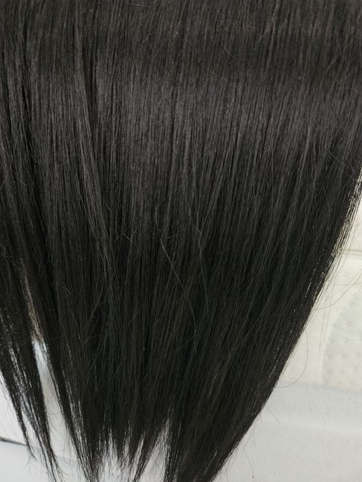 Естествена черна коса 62см