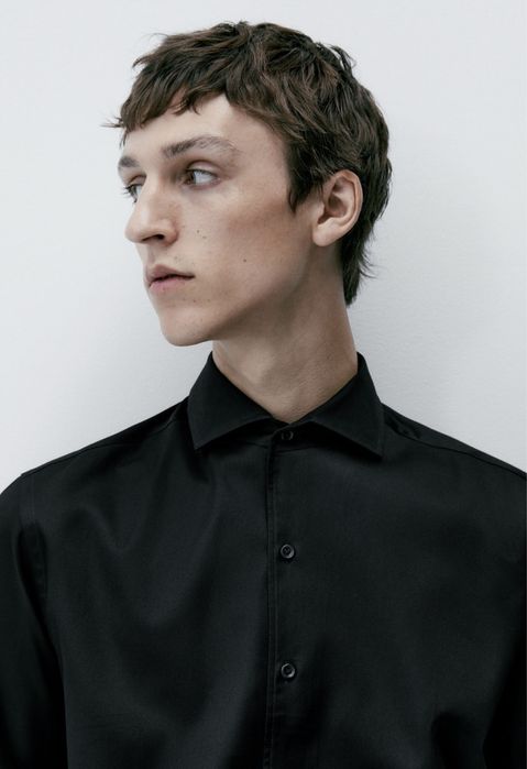 Camasa Massimo Dutti, neagra