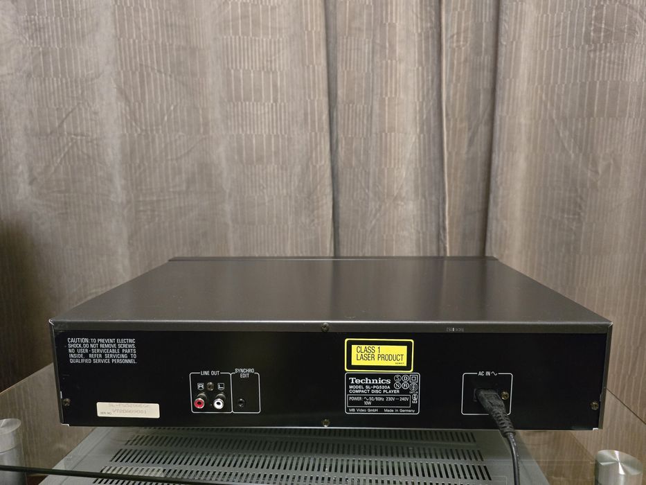 Technics SL-PG520A - CD Player Hi-Fi Vintage, MASH DAC, Made in Germany