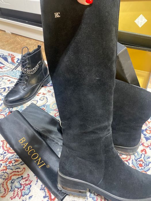 Сапоги Basconi замшевые сапоги