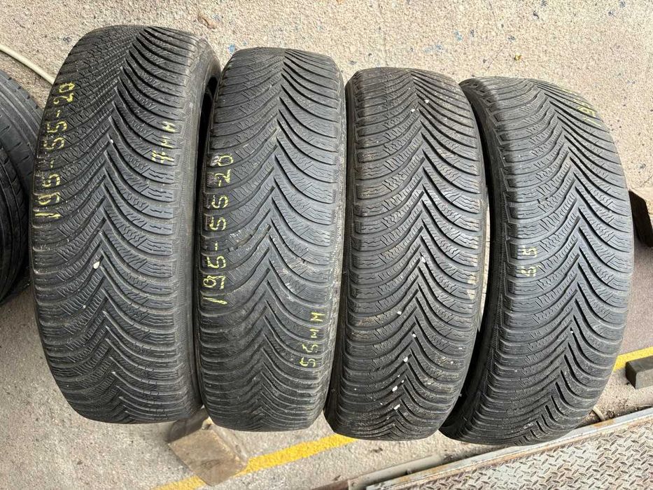 Set anvelope 195/55/20,195 55 R20 20 Michelin Alpin 5 cu montaj