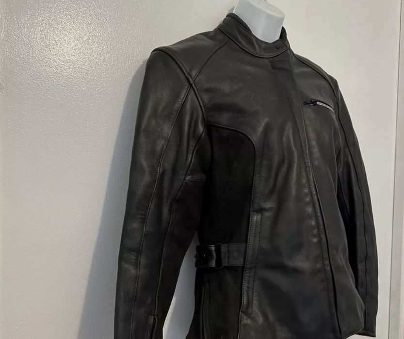 Geaca moto piele HEIN GERICKE, dama marimea 34 sau XS