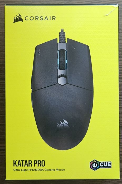Kit Gaming Corsair - Tastatură K55 RGB Pro + Mouse Katar Pro  Fullbox, ca noi