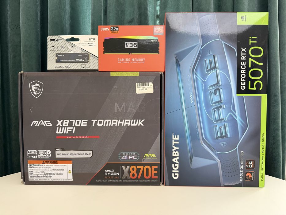RTX 5070Ti | 32GB RAM | 2TB SSD | X870E Tomahawk