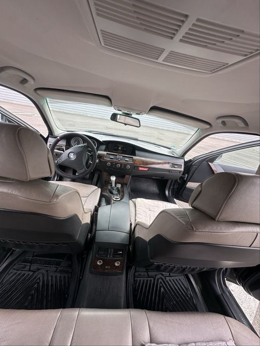 BMW 520d E61 2006 163CP + soft 200CP, Navigație, Piele, Întreținută