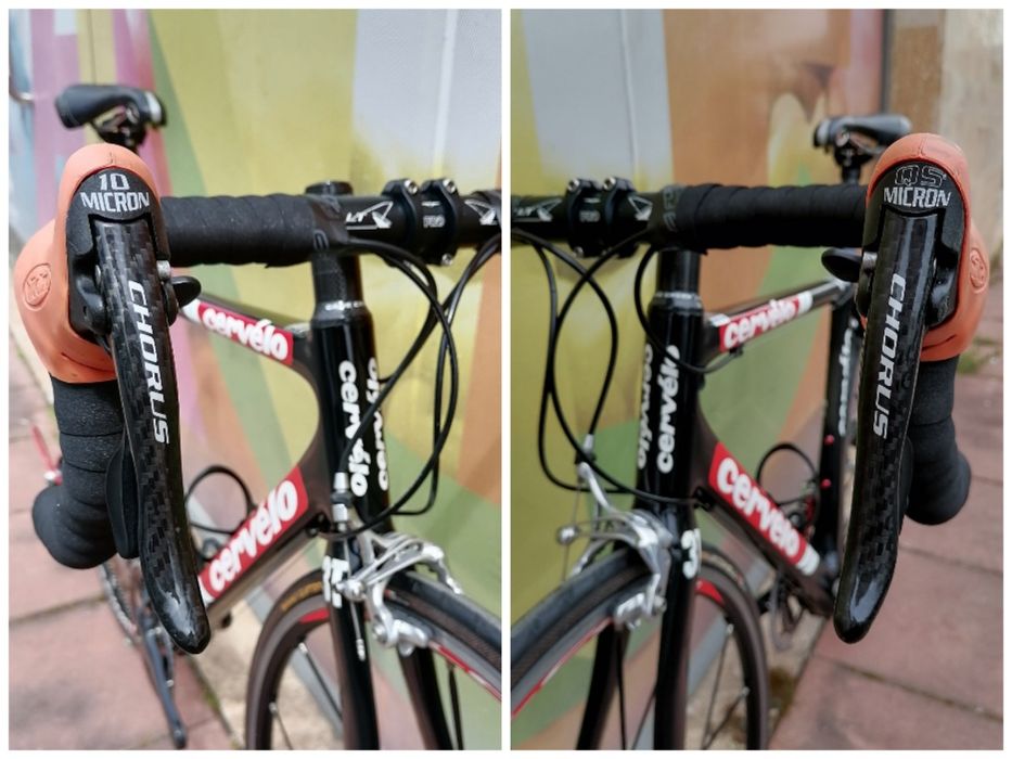 Карбонов Шосеен Велосипед Cervelo*7.3кг*Campagnolo Chorus*Като Нов
