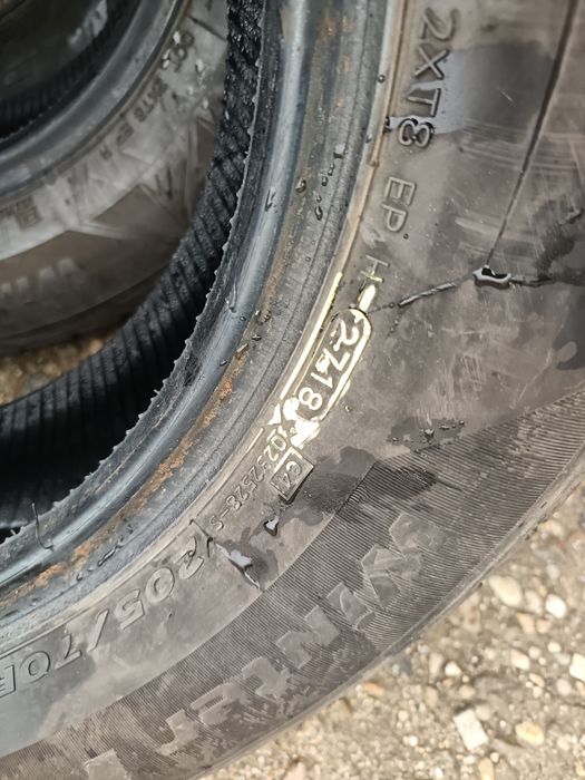 Anvelope MS iarna 205 70 15 hankook 5.5-6mm 2018