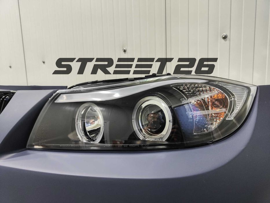 Pachet Bara Fata M3 BMW E90 E91 NFL (2005-2007) si Faruri Angel Eyes