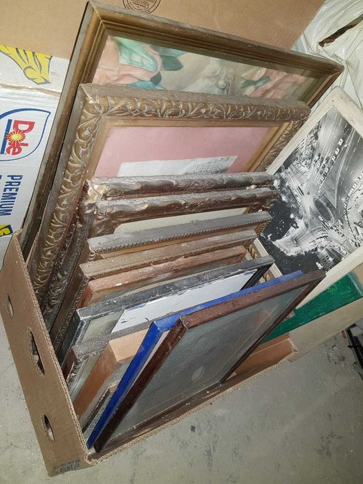 Rame Vechi Diferite Dimensiuni Lemn Pentru Tablouri Fotografii Lucrari de arta Grafica Pictura Desene Schite Rama Veche