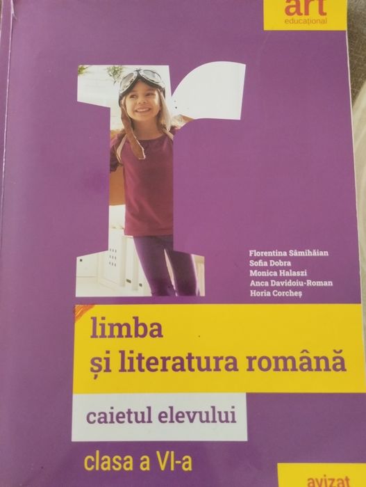 Caietul elevului,limba și literatura română,cls  a 6