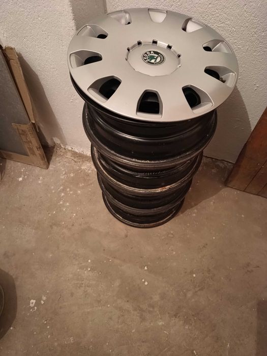 4бр. джанти 15 цола 5x100 за Skoda, VW, Audi, Seat, VAG