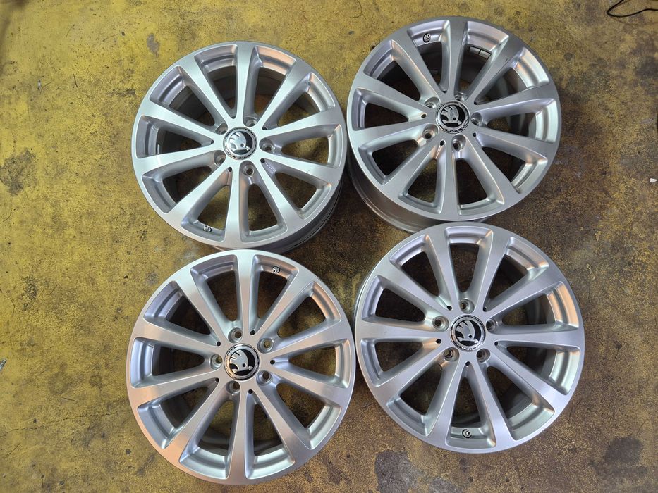 4 Jante Aliaj 5x112 17'' 7.5J ET 40 - VW Golf Passat Touran Sharan Caddy Tiguan / Skoda Octavia Superb Yeti Karoq Kodiaq AUDI SEAT