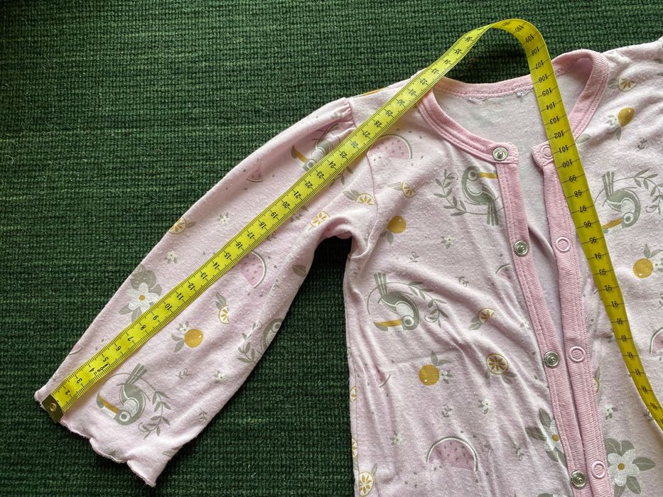 Salopetă bambus Joha, Tukan pink,  mărimea 70