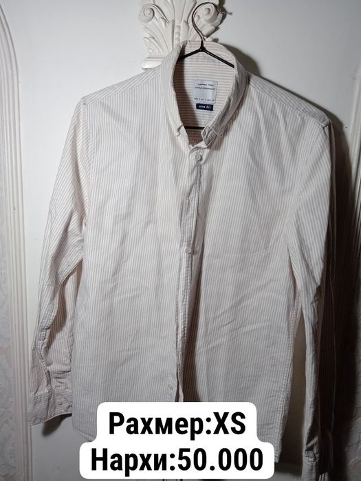 Мужские рубашки Erkaklar un oq koylak