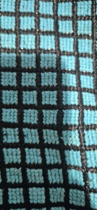 Goblen / tapiserie lucrată manual, motiv floral tradițional – 175×65 c