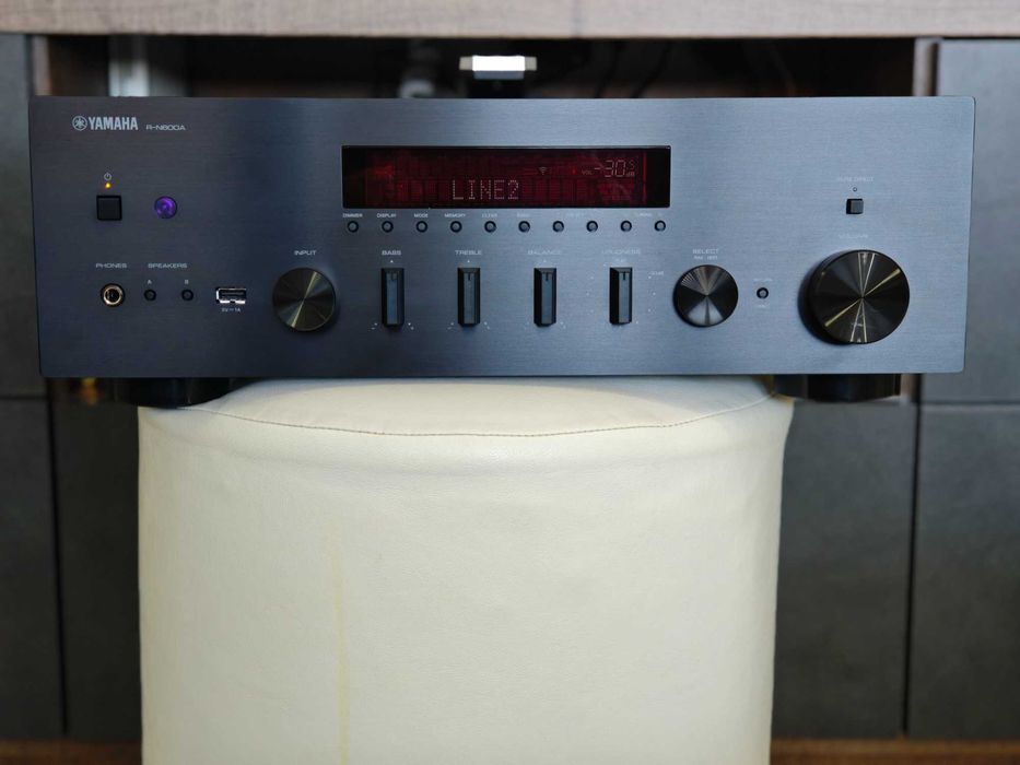 Yamaha R-N600A Black – Мрежов ресивър (Като нов, 10/10)