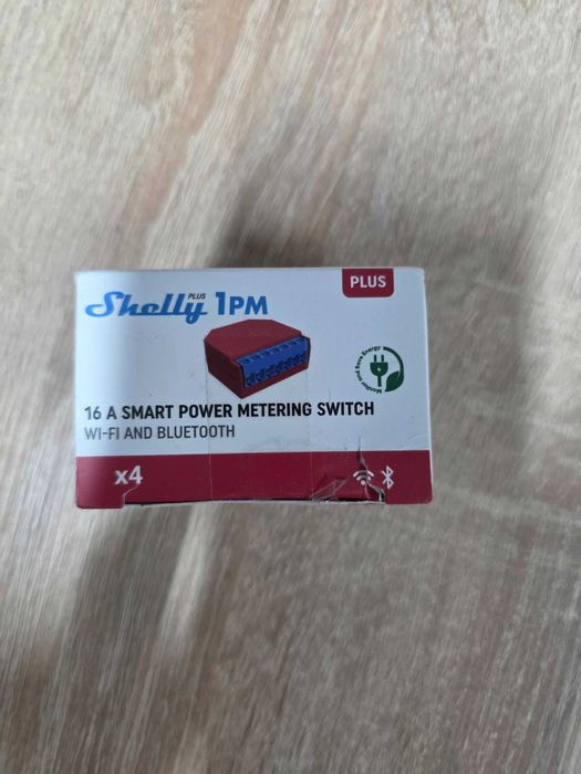 Shelly 1PM Gen3 Set de 4 controlere WiFi/Bluetooth