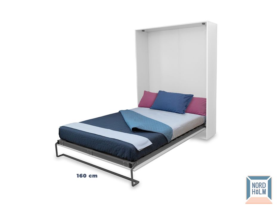 Pat rabatabil Nordhōlm (90/120/160 x 200 cm) personalizare la comandă!