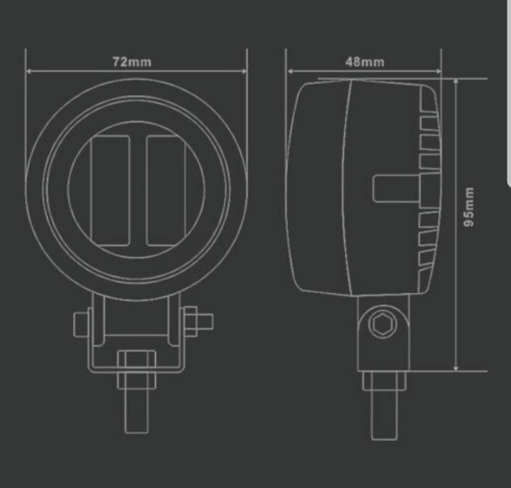Туманки с дхо диодные