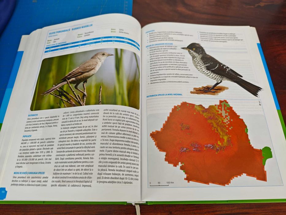 Atlas al speciilor de pasari de interes comunitar din Romania