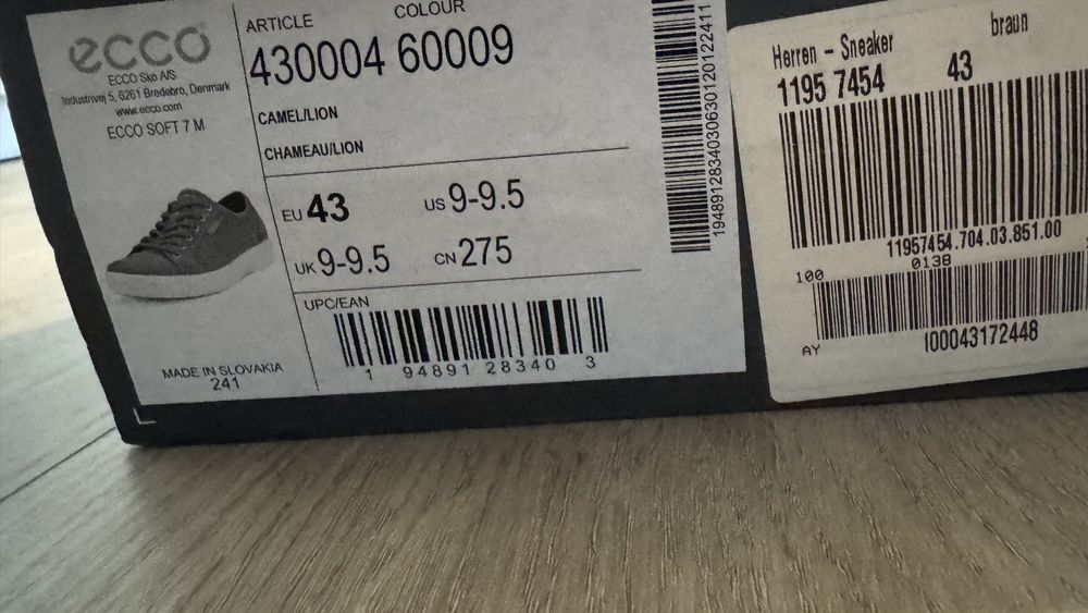 Vand papuci Ecco Soft