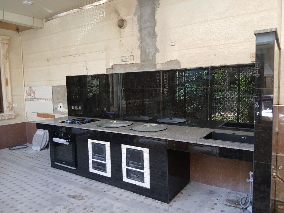 Летний кухня мангал учок тандир