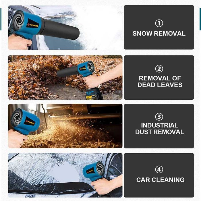 Чисто нов безчетков уред за издухване (духалка)