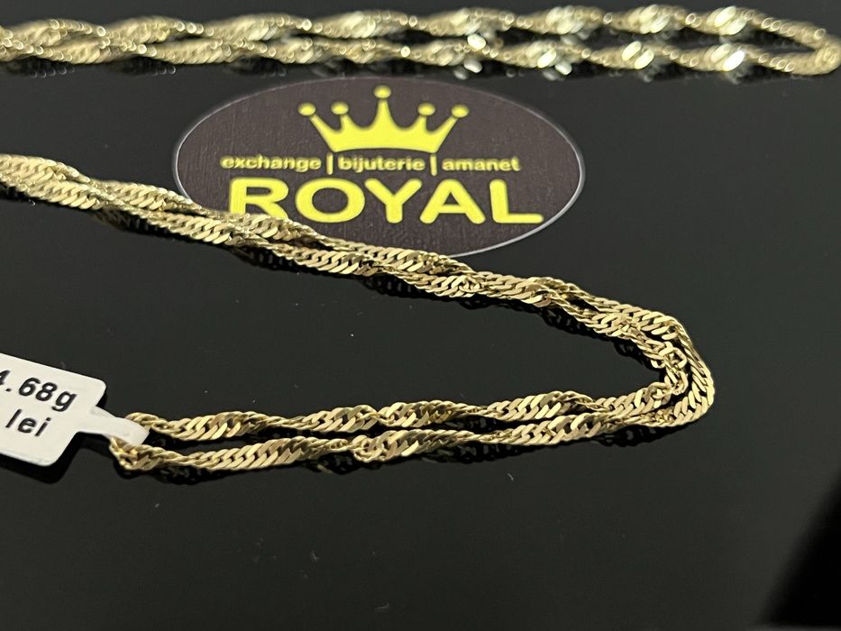 Bijuteria Royal CB : Lant aur 14k 4,68 grame