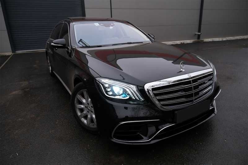 Pachet Kit Mercedes W222 S-Class cu faruri Facelift 2013-2017 S63 AMG Design