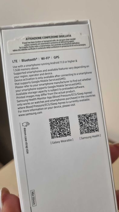 Смарт часовник Samsung Galaxy Watch7, 44 мм, LTE, Silver