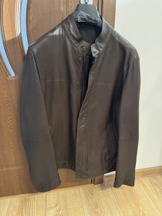 Geacă din piele naturală Massimo Dutti – mărimea L – nouă