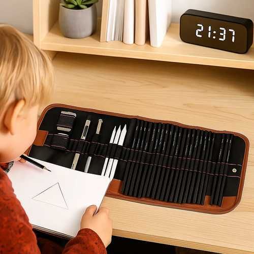 Комплект графитни моливи за рисуване / Faber castell моливи за графика