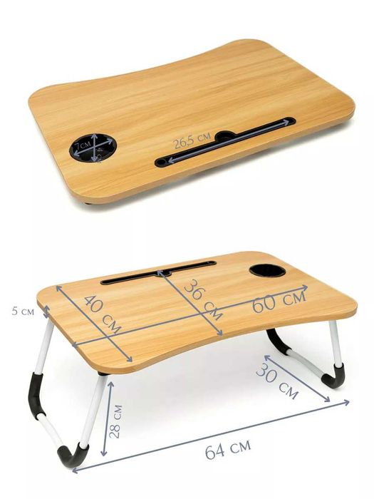 Столик подставка на кровать для пожилых ish stoli qulay yigiluchan