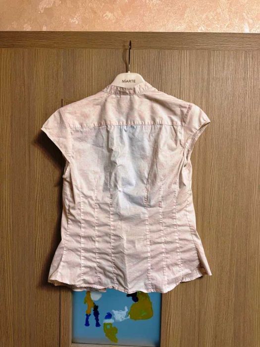 Подарявам - дамска бяла безръкавна риза H&M номер - 34