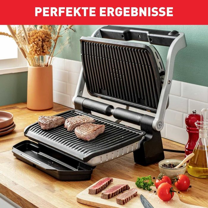 Нов 2г Гаранция Контактен Грил Скара Tefal Optigrill+ XL GC722D16