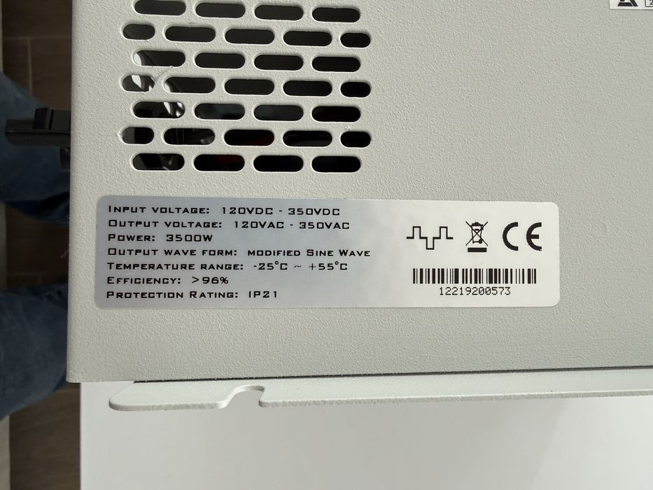 Converor solar inverter boiler