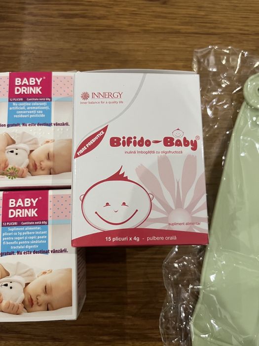 Set ajutor colici și digestie bebe: Baby Drink + Bifido-Baby
