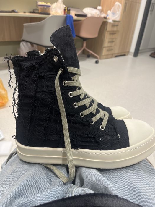 Rick Owens Drkshdw Black Slashed 41