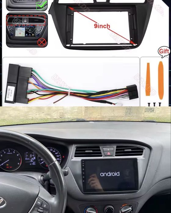 Rama adaptoare pentu navigatie dedicata  Kia, Hyundai, Vw, Skoda