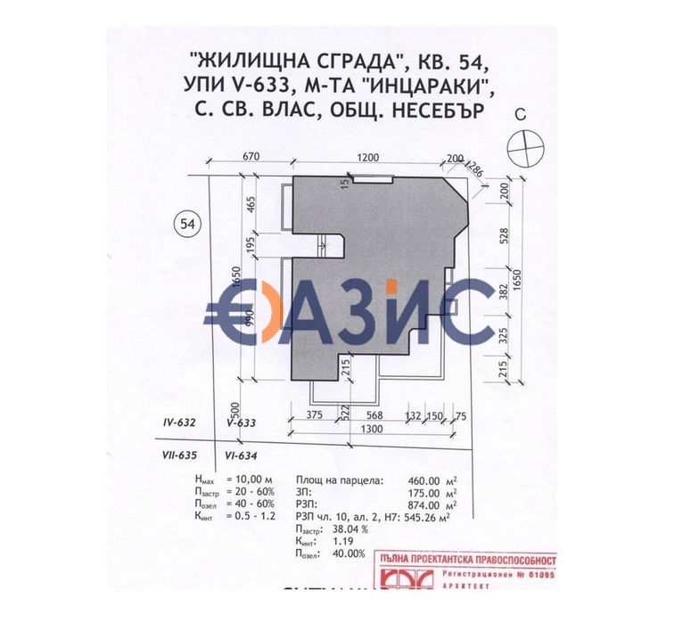 Продава се Парцел в Свети Влас - 448 кв.м за 152 €/кв.м - Снимка #4