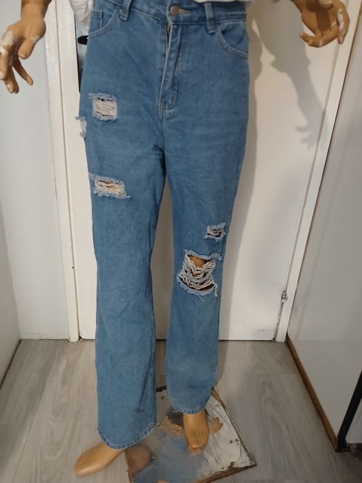 Дънки и лятна риза/туника S/M с подарък