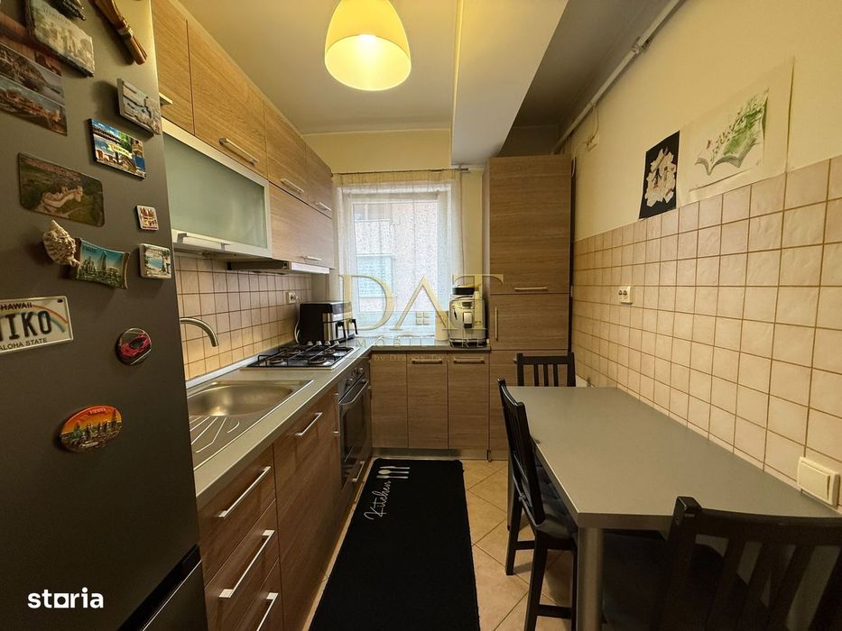 Apartament 1 cameră, 39 mp + balcon, mobilat, str. Someșului