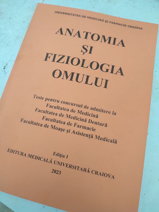 Carte de grile Craiova(Anatomia și Fiziologia Omului)2023