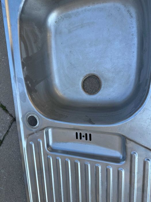 Кухненска мивка алпака за вграждане /употребявана/напълно функционална