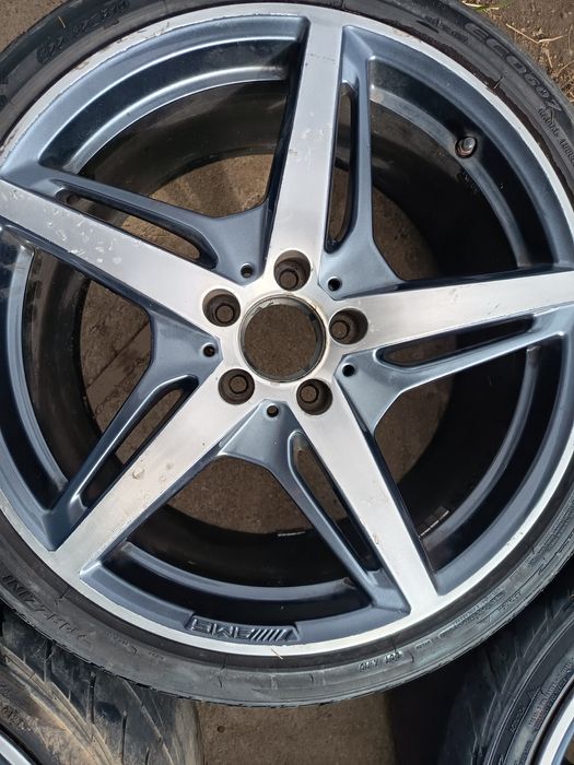 Jante originale Mercedes AMG R19 9J -5×112  cu distanțiere și prezoane