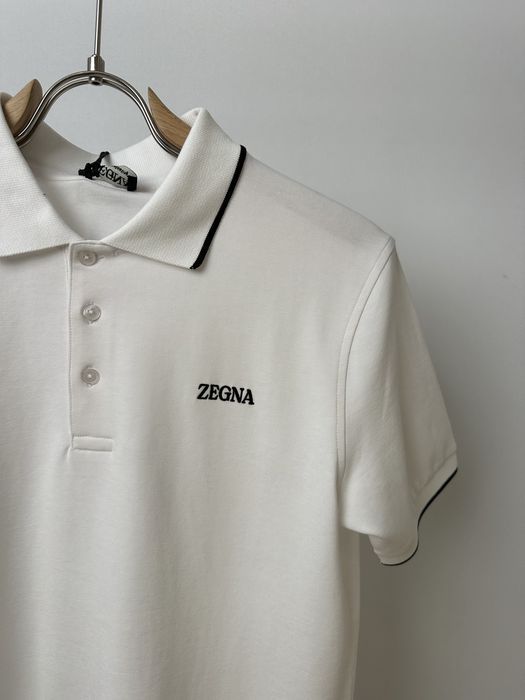 Мъжка тениска Zegna поло яка нов модел